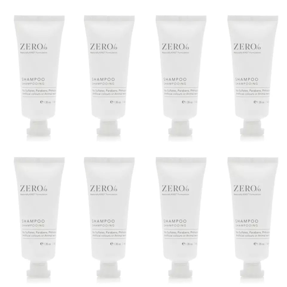 Zero% by Gilchrist & Soames Shampoo 40ml (1.35oz) Set of 8 New