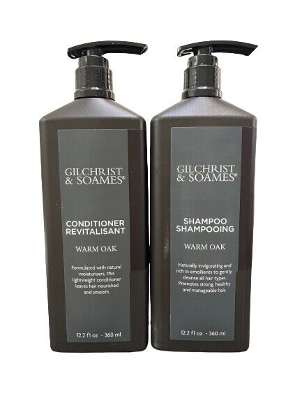 Gilchrist & Soames Warm Oak Shampoo & Conditioner Bundle (12oz each)