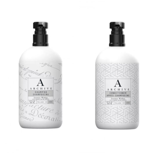 Archive Essentials Journey Within Green Tea Willow Shampoo & Conditioner 15oz