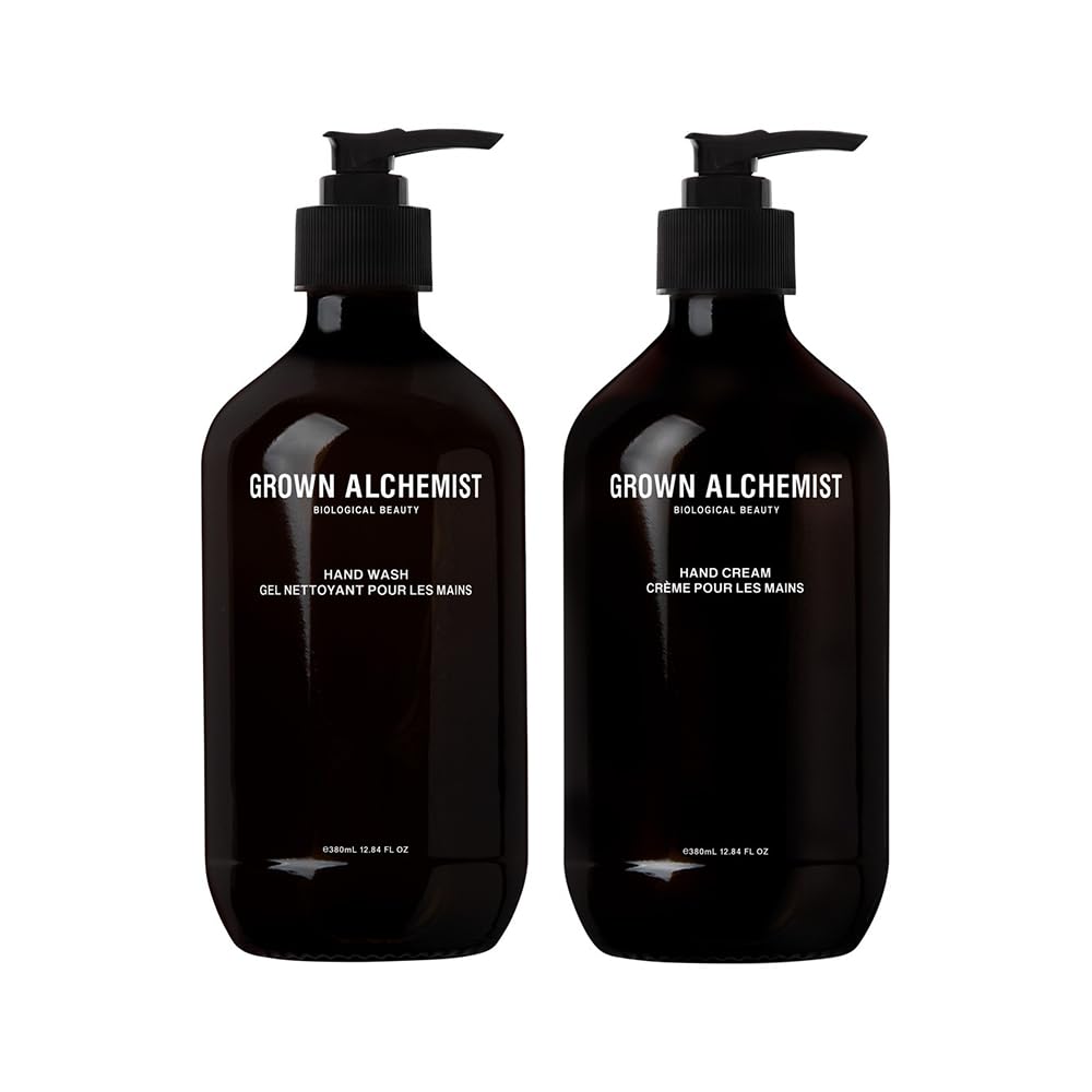 Grown Alchemist Damask Rose Hand Wash & Cream Bundle (500ml each)