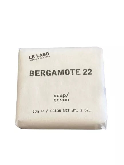 Le Labo Bergamote 22 Soap 30g/1oz 8 Pack New