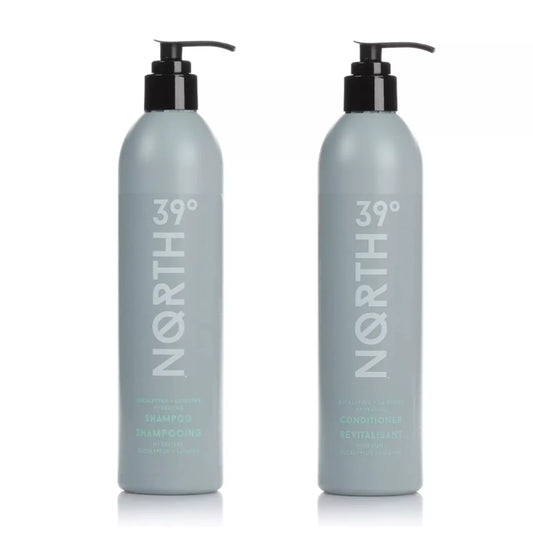 39 Degree North Shampoo and Conditioner 12oz Set New