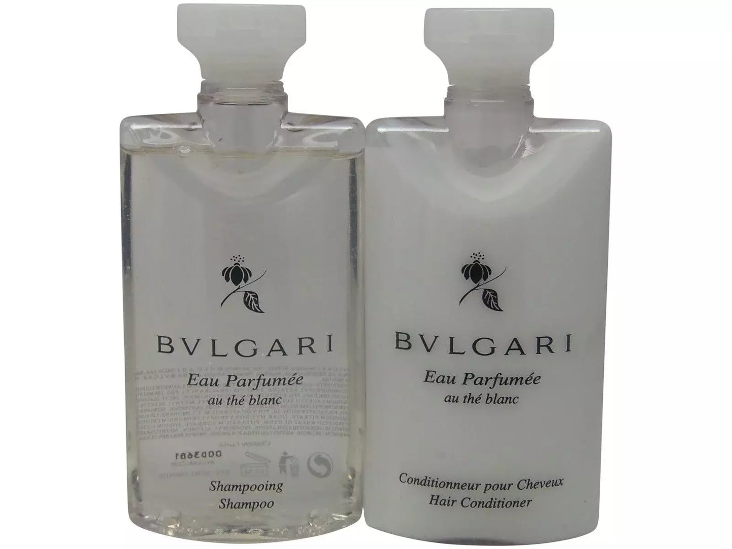 Bvlgari Au the Blanc Shampoo & Conditioner 75ml x3 Each New