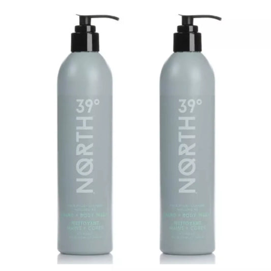 39 Degree North Body Wash 12oz Set of 2 New