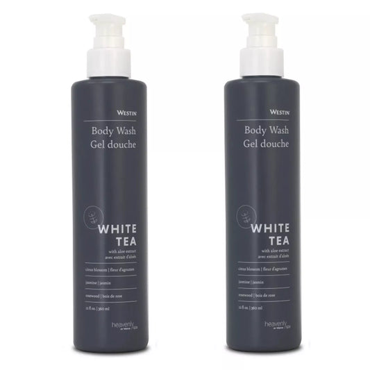 Westin White Tea Body Wash with Aloe 12oz Set of 2 New