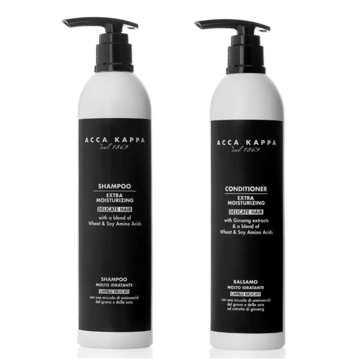 Acca Kappa White Moss Shampoo & Conditioner 10oz Set New