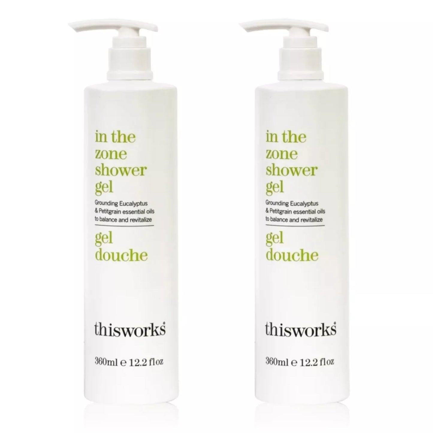 Marriott ThisWorks In The Zone Shower Gel - 12.2 oz (Set of 2)